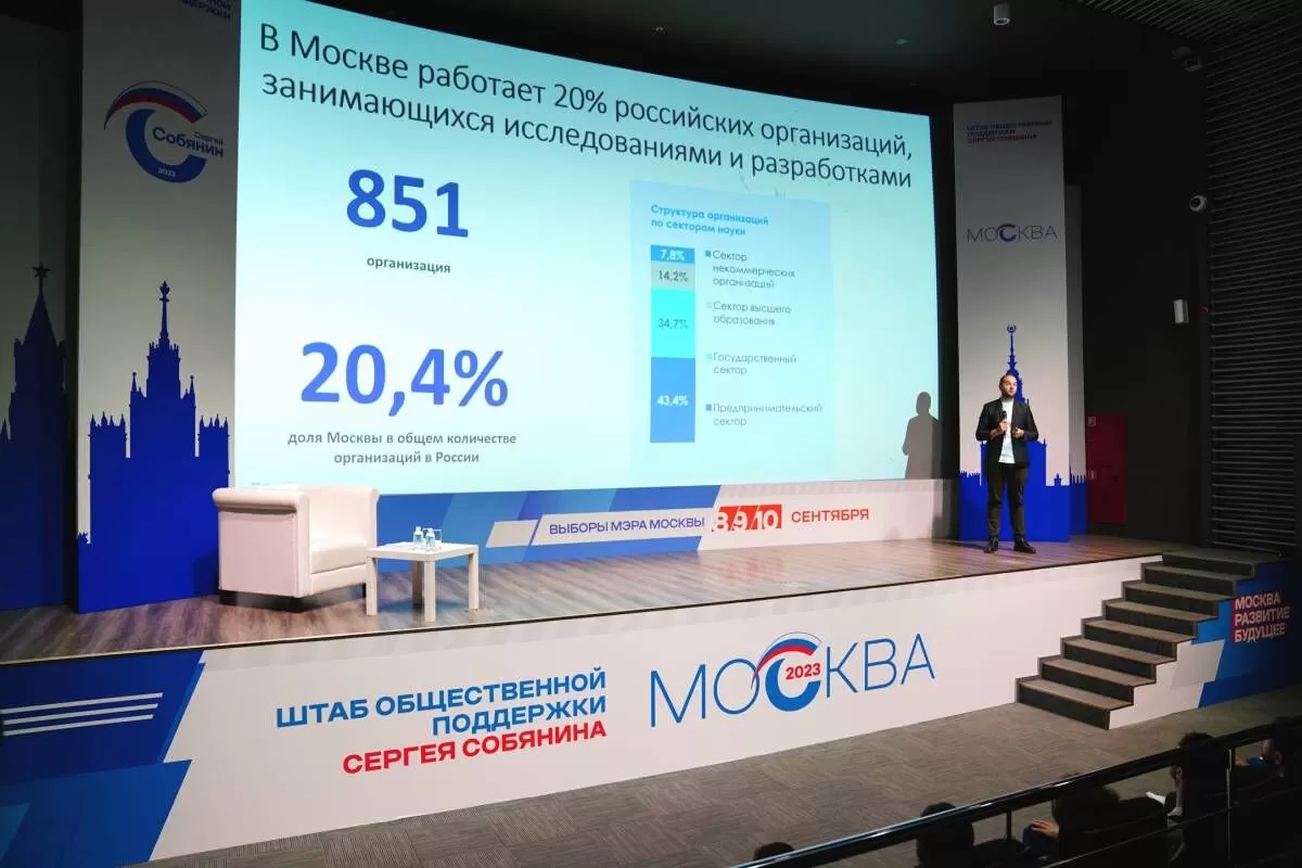 Потенциал экономики высоких технологий Москвы представили в общественном штабе Сергея Собянина