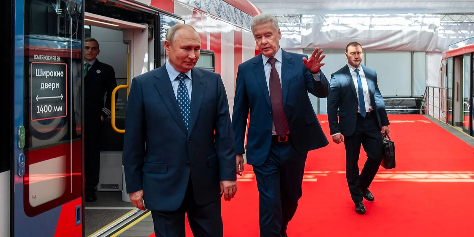 Владимир Путин и Сергей Собянин открыли третий диаметр наземного метро Москвы