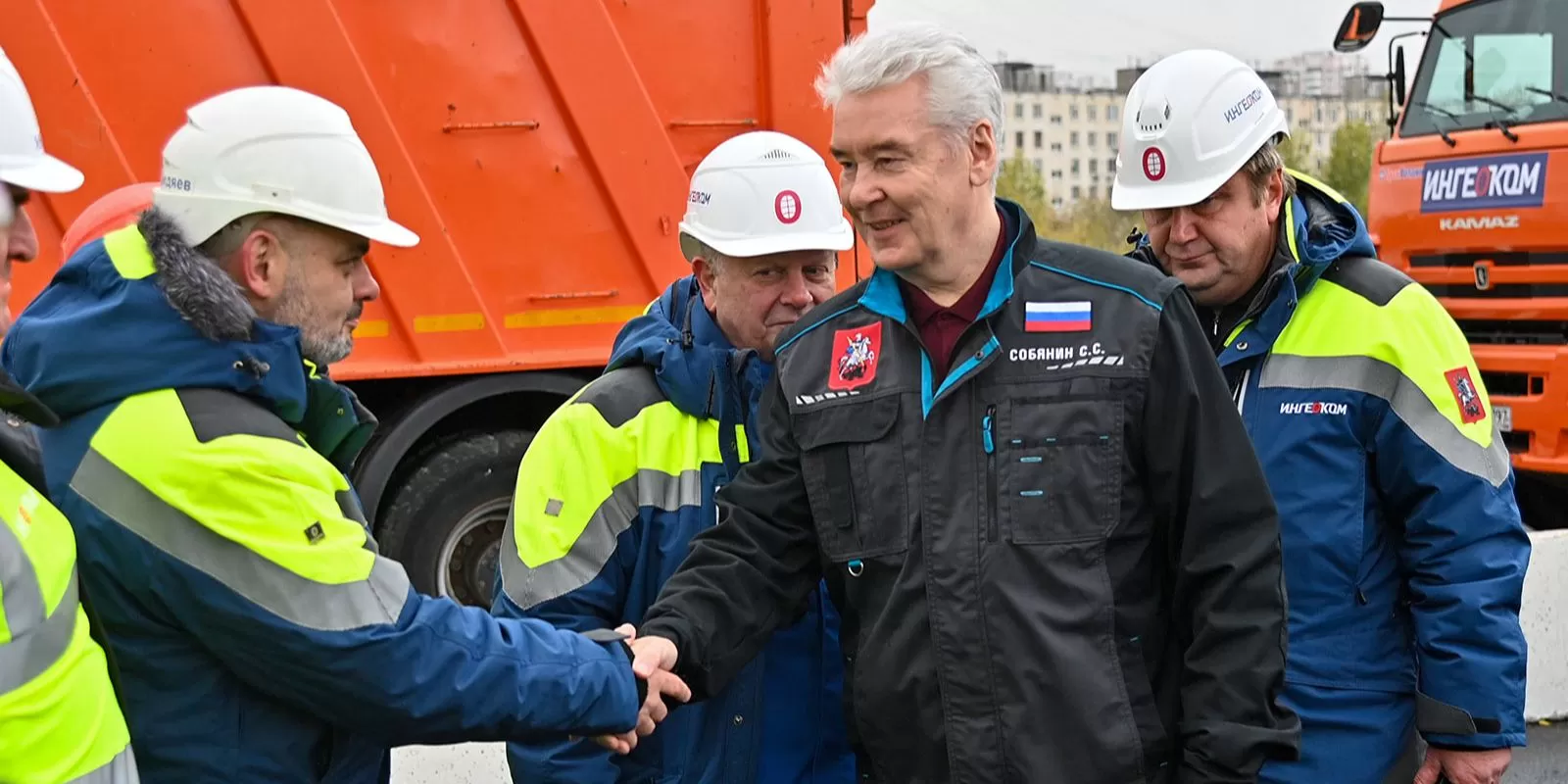 Сергей Собянин открыл новую развязку на пересечении дублера Люблинской улицы с МСД