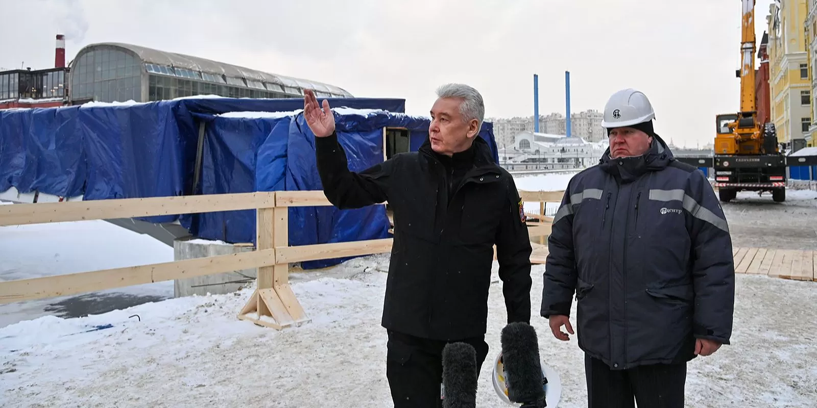Пешеходный мост между стрелкой острова Балчуг и Крымской набережной откроют в этом году – Мэр Москвы