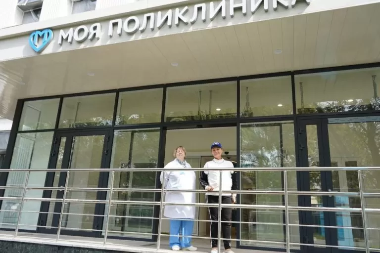 Депутат МГД Стебенкова осмотрела ход капремонта поликлиники в Текстильщиках