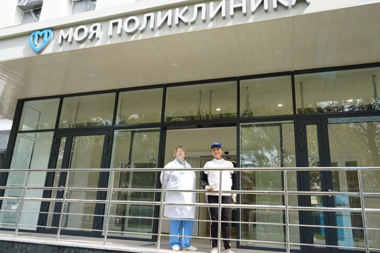 Депутат МГД Стебенкова осмотрела ход капремонта поликлиники в Текстильщиках