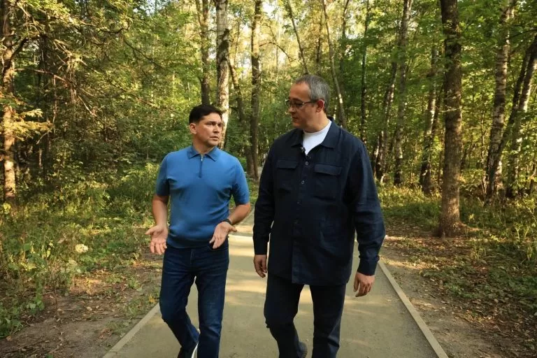 Председатель МГД Шапошников обсудил с префектом СВАО планы по благоустройству Медведковского лесопарка