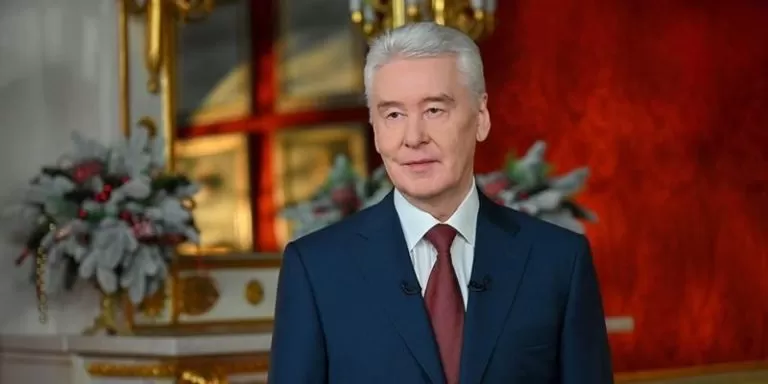 Сергей Собянин поздравил москвичей с Новым годом