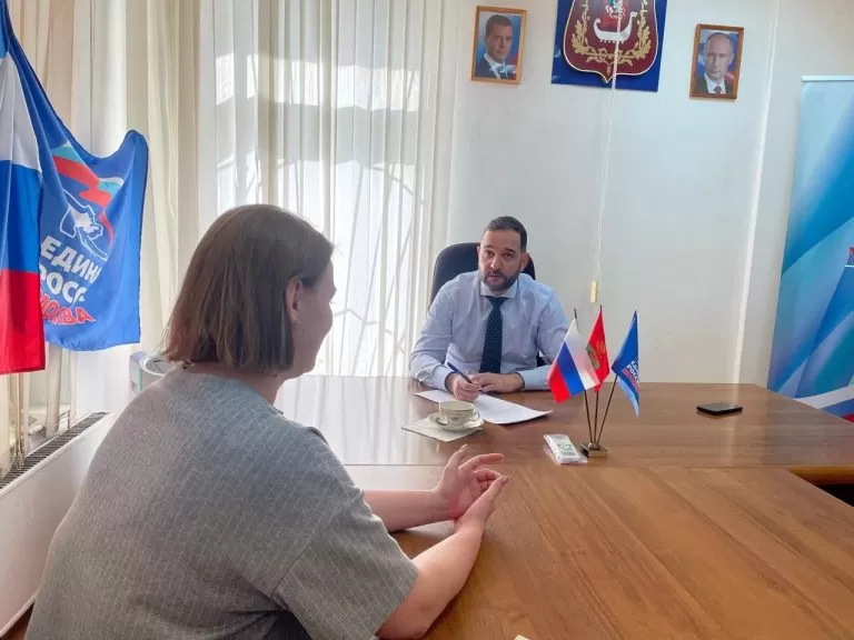 Депутат Госдумы Александр Мажуга принял участие в региональной неделе приемов «Единой России»
