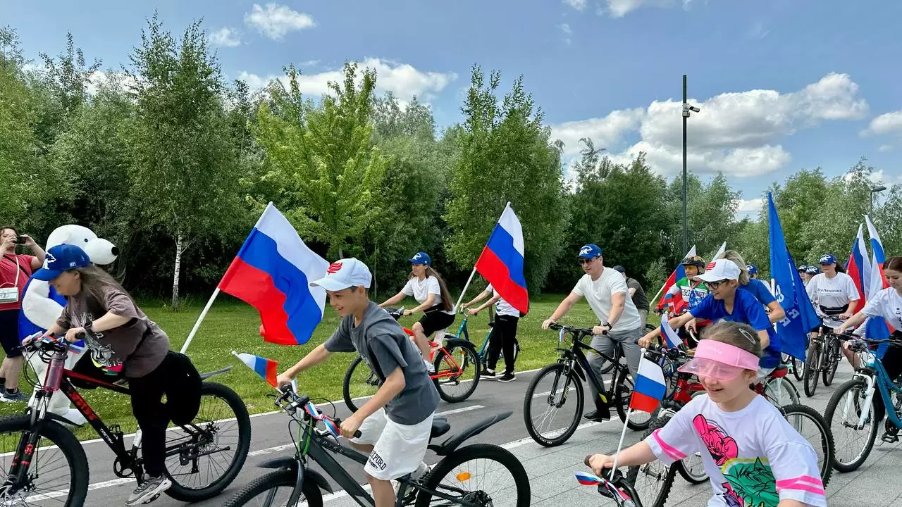 Велопробег «Моя Россия» объединил жителей юга Москвы