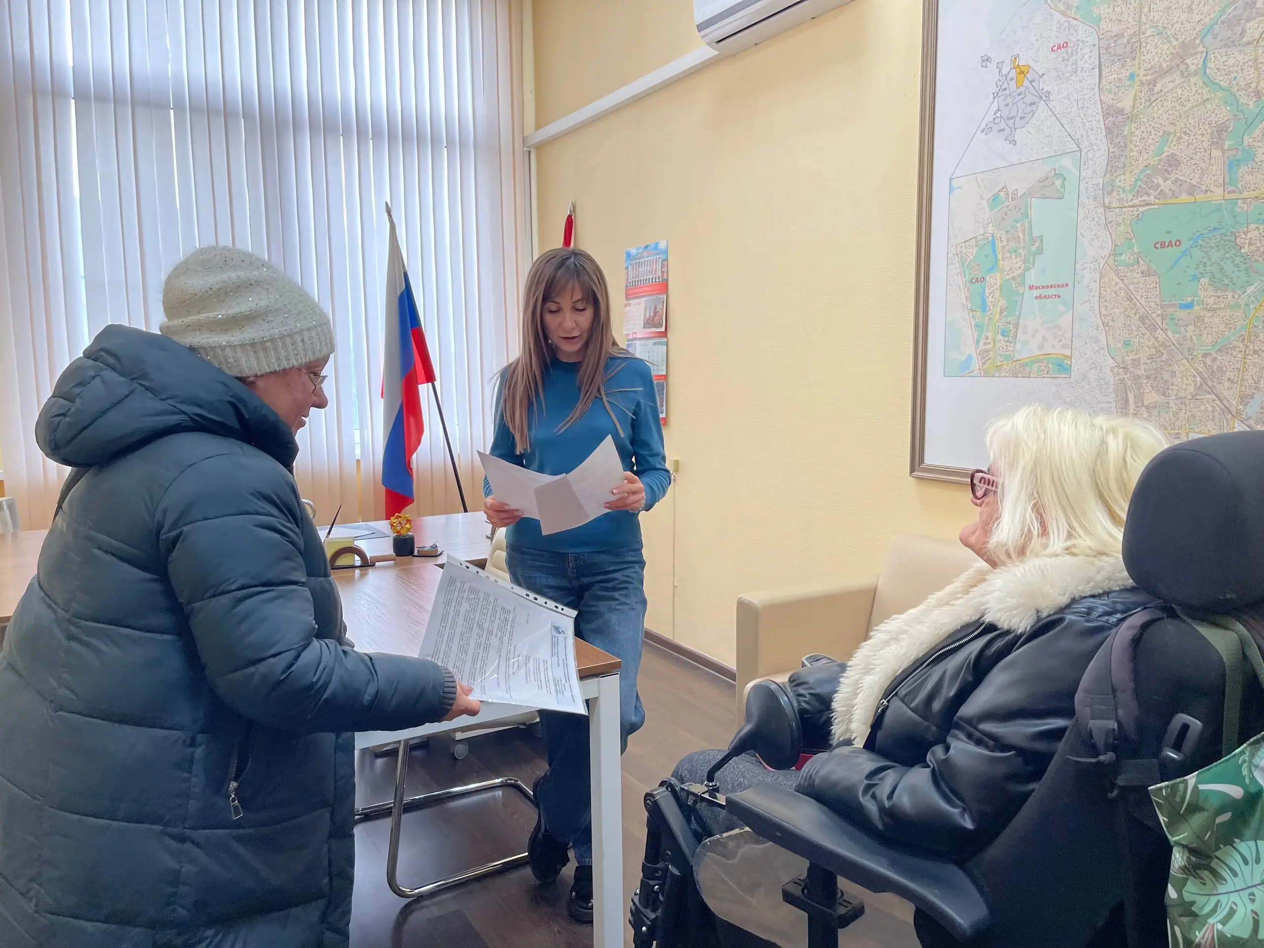 Лариса Картавцева: Особенность формата совместных приемов граждан – в его комплексности