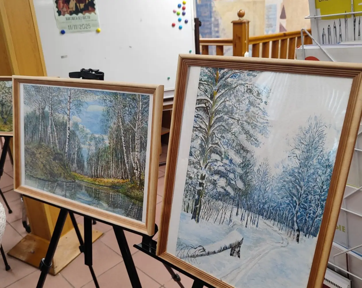 В Нижегородском районе открылась выставка ветерана-фронтовика Михаила Крупенникова, дошедшего до Берлина