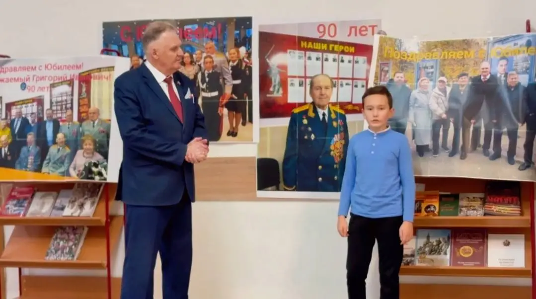 В Черемушках поздравили с 90-летием ветерана боевых действий Григория Кривченко