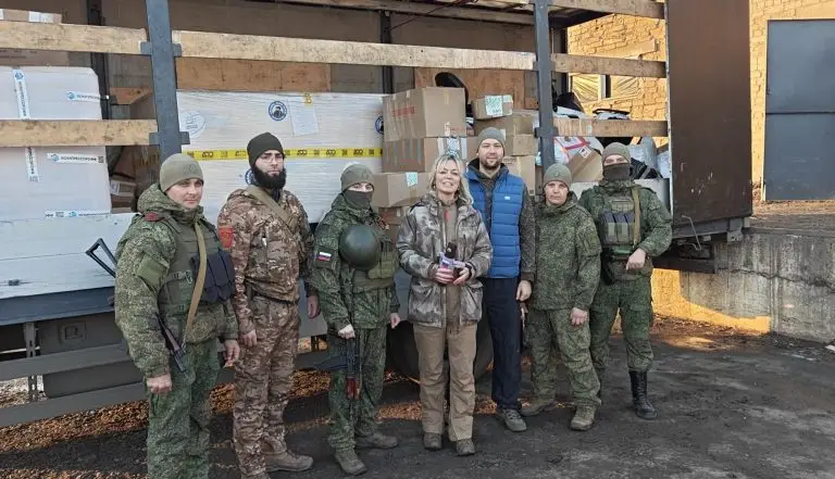 45-й гумконвой Московской «Единой России» доставил помощь бойцам в Запорожье