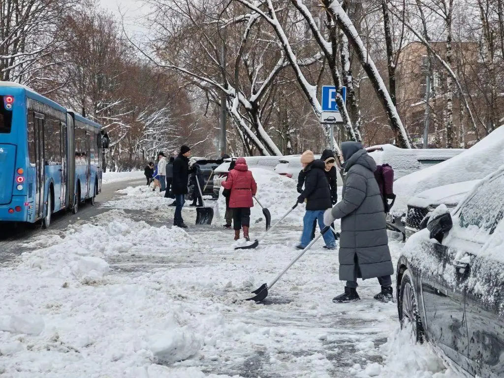 Единороссы помогают в ликвидации последствий снежной стихии