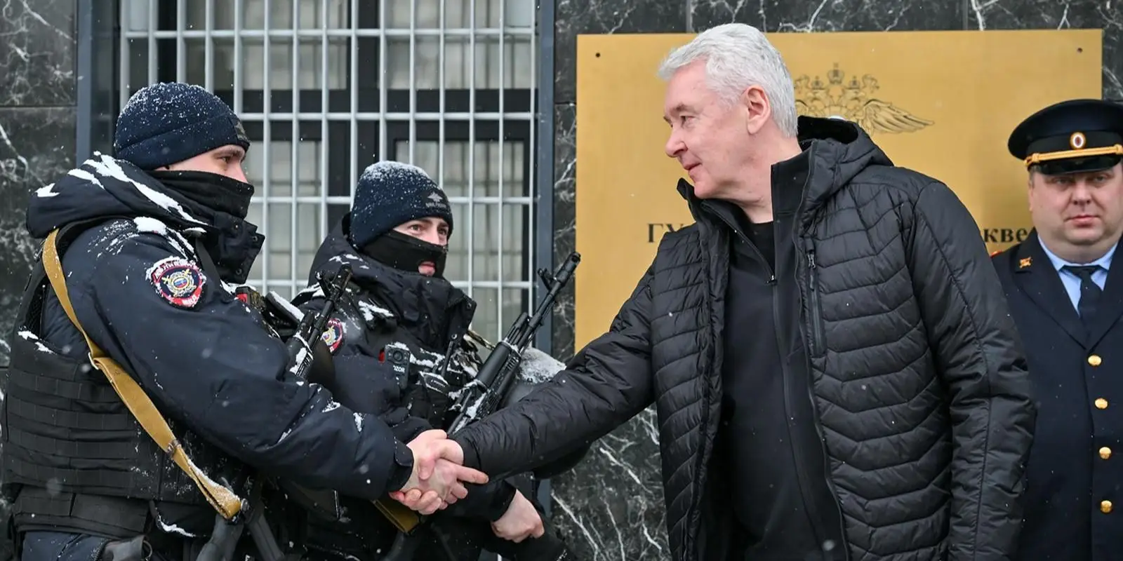 Сергей Собянин открыл новое здание отдела полиции по району Лосиноостровский