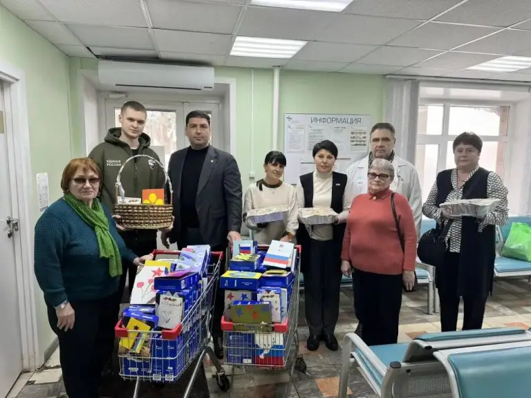 В Москворечье-Сабурове единороссы поздравили раненых бойцов с 23 Февраля