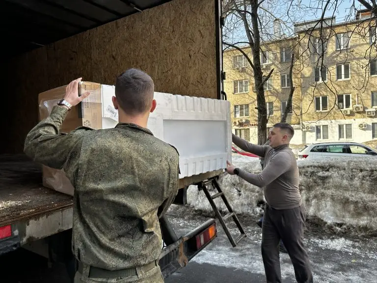 Волонтерский штаб «Единой России» ВАО отправил гуманитарный конвой в зону проведения СВО