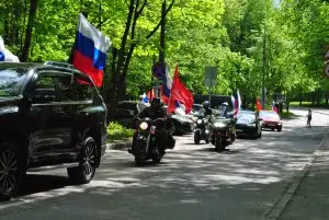 Посвященный 81-й годовщине Победы мотопробег прошел в Москве