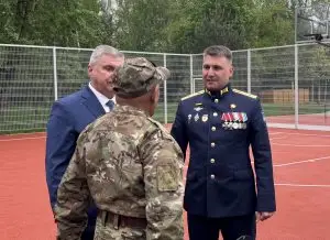 Ветеран СВО Эдуард Шонов принял участие в патриотическом мероприятии для школьников в Вешняках