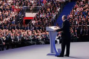 Владимир Путин: С момента своего создания «Единая Россия» верна своей миссии — служению Родине и людям