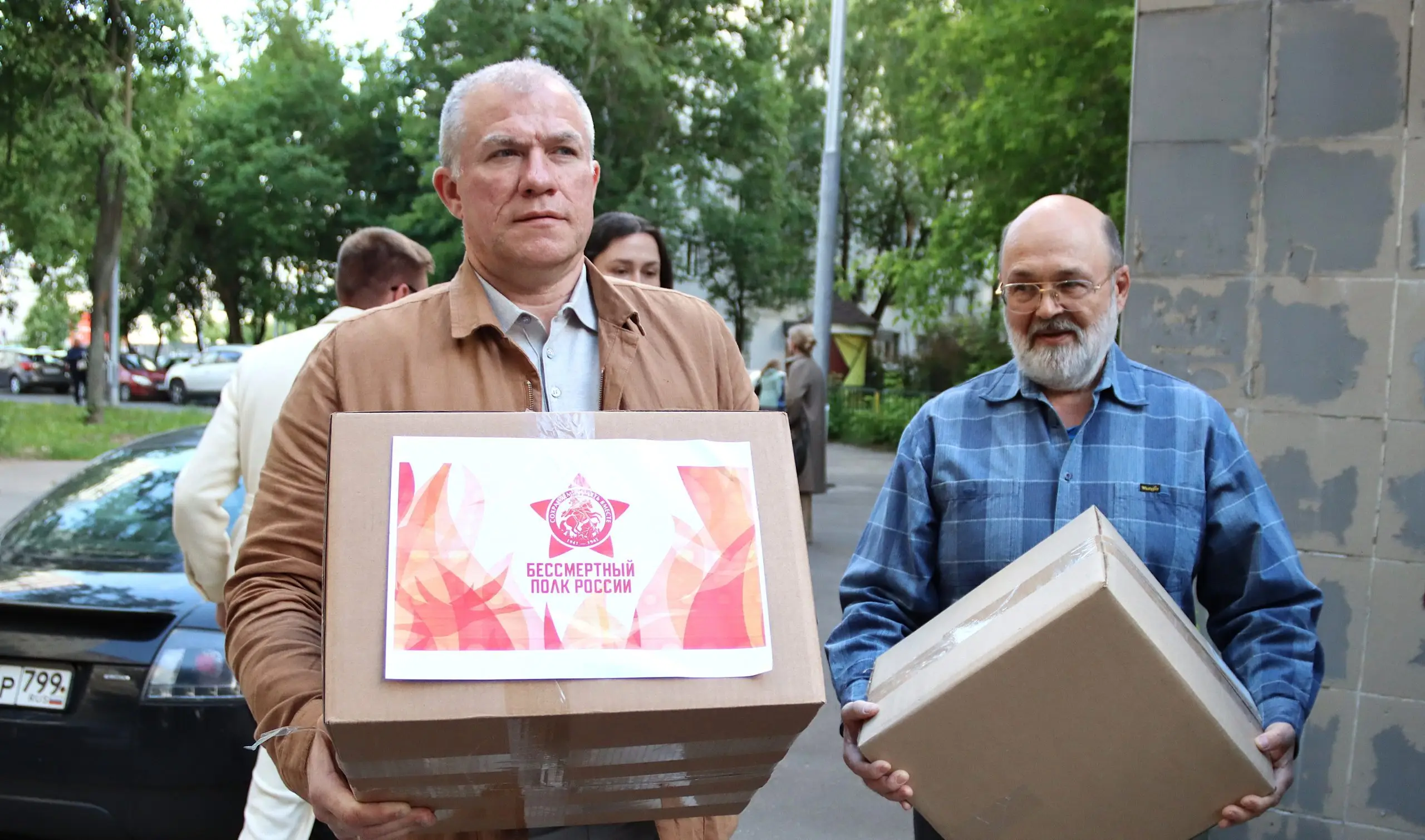Ветеран боевых действий Александр Шелковой принял участие в гуманитарной акции для детей из приграничных территорий
