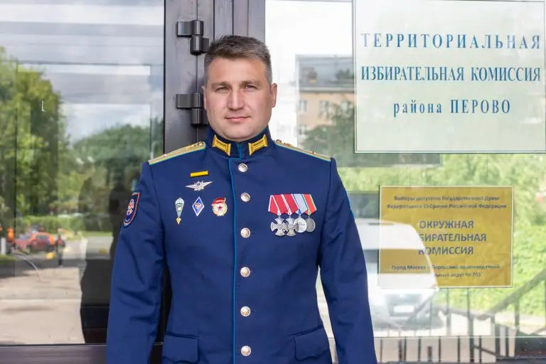 Ветеран боевых действий Эдуард Шонов подал документы для участия в выборах в Госдуму IX созыва