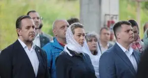 В основание строящегося Храма в честь покровителя русского воинства Георгия Победоносца в Куркине заложили капсулу памяти