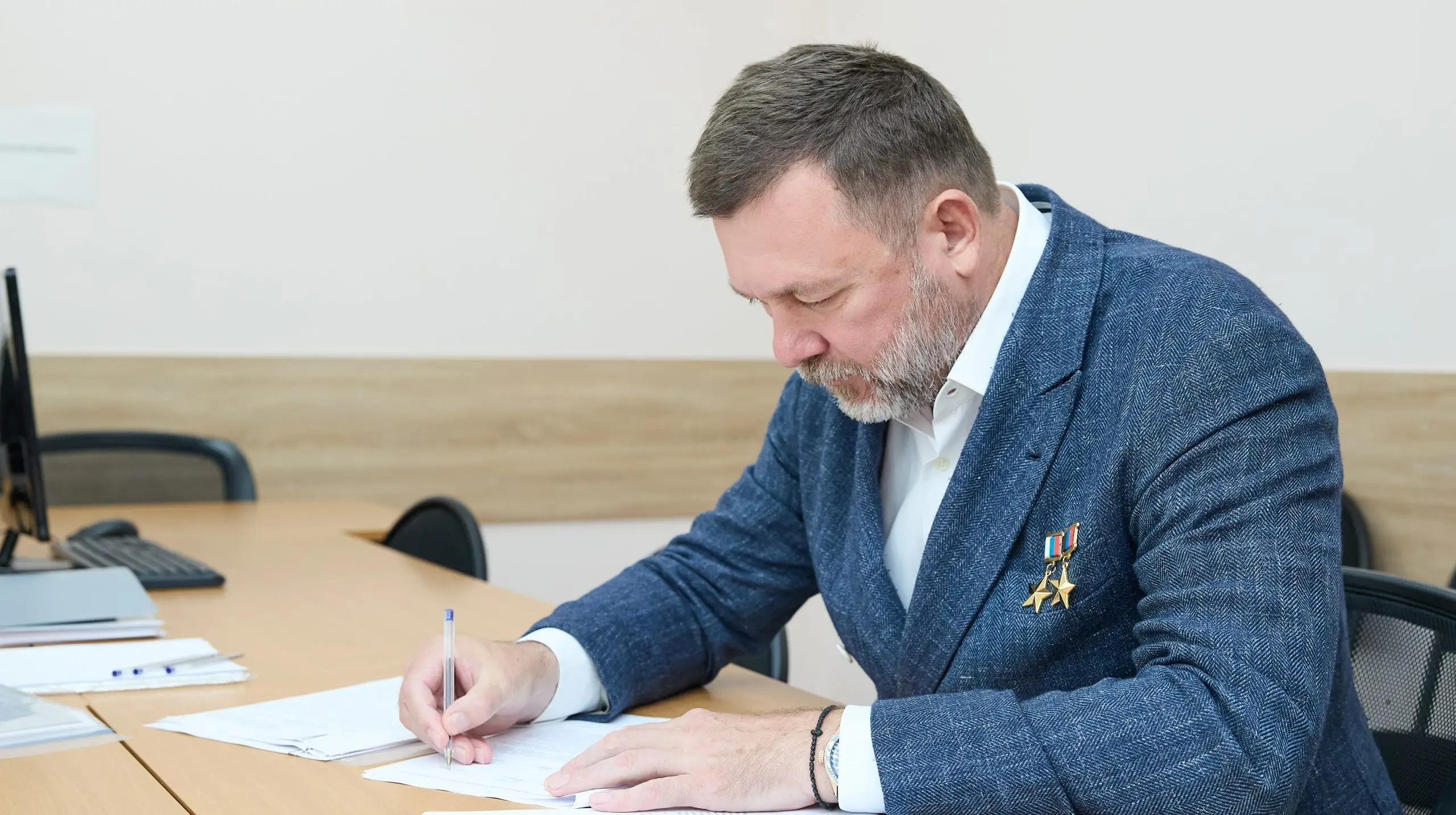 Герой России Дмитрий Саблин подал документы для участия в выборах депутатов Государственной Думы