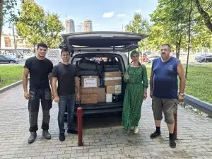 Собранное для бойцов жителями запада Москвы доставлено на линию соприкосновения