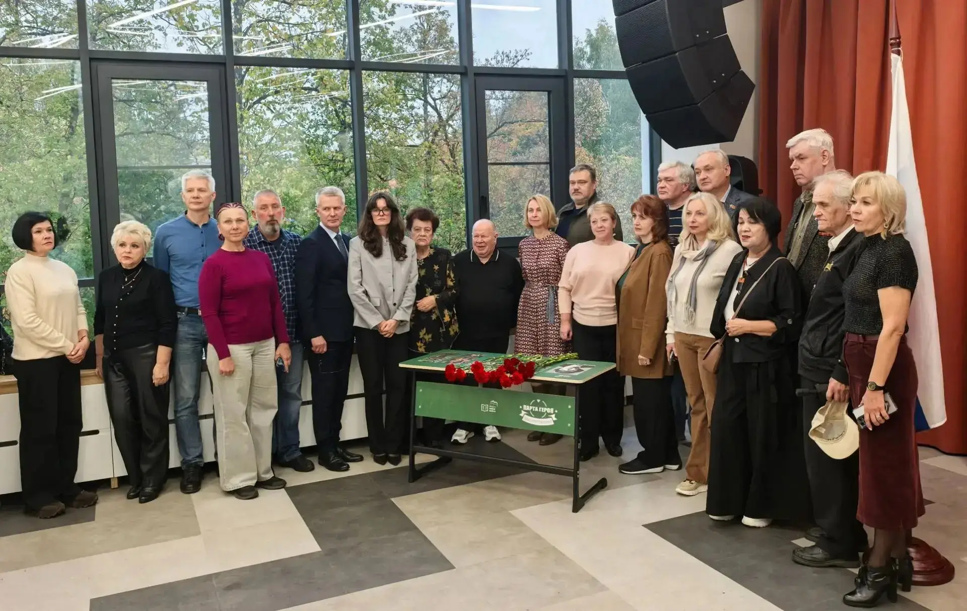 В школе №609 Зеленограда открыли «Парту Героя»