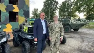 Пётр Толстой передал технику бойцам Софринской бригады Росгвардии