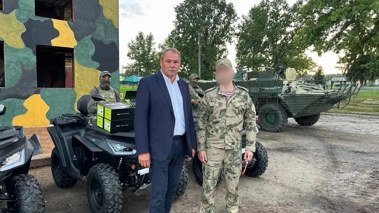 Пётр Толстой передал технику бойцам Софринской бригады Росгвардии