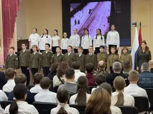 В школе № 2025 открыли «Парту Героя» в память об участнике СВО Дмитрии Сорокине